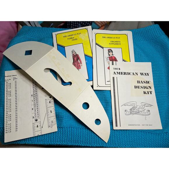 American way tru fit Sewing pattern basic design kit 1960s - Picture 1 of 11